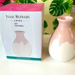 New in box Isaac Mizrahi vase